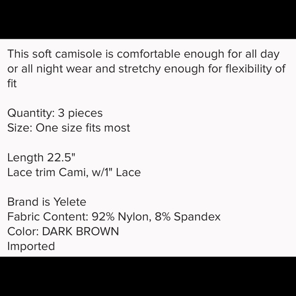 Women’s Lace Detail Trim Cami Tops - Picture 5 of 5